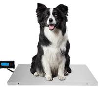 Vétérinaire Balance pour animaux - Balance de banc - Digital - Capacité de charge 300 kg - Pour animaux de compagnie & animaux d'élevage - Pour les cabinets vétérinaires & les animaleries