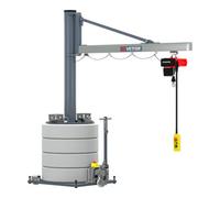 VETTER Krantechnik Vetter Grue colonne mobile MOBILUS MOB12-US1,25-3,9 Palan électrique à chaîne 125 kg, 3,9 m Quantité:1
