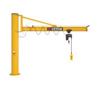 VETTER Krantechnik Vetter Grue pivotante sur colonne ASSISTENT système d'ancrage composite palan électrique 250 kg, 6,0 m Quantité:1
