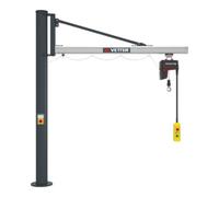 VETTER Krantechnik Vetter Grue pivotante sur colonne UNILIFT système d’ancrage composite palan électrique 125 kg, 3,9 m Quantité:1