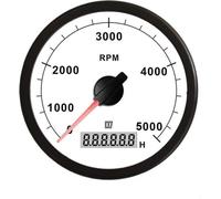 VETUS TACHW5000 blanc Compte-tours 12/24V Ø 114mm