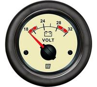 VETUS VLT24N beige Voltmètre 24V