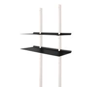 Veuillez Patienter pour Être Assis. Ensemble de 2 Grand Étagères Smile Noir