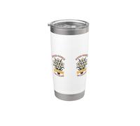 Vevey Switzerland Narcisse Fleur Gobelet isotherme en acier inoxydable double paroi