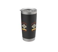 Vevey Switzerland Narcisse Fleur Gobelet isotherme en acier inoxydable double paroi