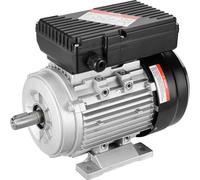 VEVOR Moteur électrique 0,55 kW moteur de compresseur d'air monophasé, 1400 tr/min, CA 220-240 V, 4,5 A, cadre 80, B3, arbre à clavette 19 mm, rotation CW/CCW pour machines agricoles et équipements