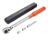 VEVOR 1/2 ynamométrique Mécanique e Torsion 14-204 N.m Précision ±3 liquet Réglable 72 Dents Contre Surcouple avec Adaptateurs 6,35/9,5 mm Rallonge 127 mm Kit d’Entretien Auto Moto