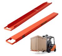 VEVOR, 1 paire d'extensions de fourches, 1520x115 mm, rallonges de dents, capacité de 2086,5 kg, fourches pour le déplacement et le transport, idéales pour les entrepôts, les chantiers, les quais de c