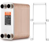 VEVOR 100 Echangeur de chaleur à plaques 316L Acier inoxydable Brasé