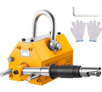 VEVOR 1500kg Aimant de levage Aimant de levage jaune Aimant de grue Levier magnétique N42