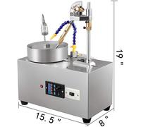 VEVOR 180 W Machine à facettes pour pierres précieuses 220 V Tailleuse de pierres précieuses 40 x 20 x 22 cm Machine à facettes pour polir et tailler