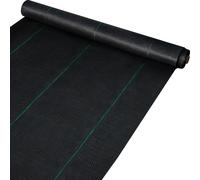 VEVOR 182,8㎡ Non-tissé anti-mauvaises herbes Non-tissé de jardin contre les mauvaises herbes 91,4x2m(1 rouleau) Feuille anti-mauvaises herbes en PP Perméable à l'eau Résistant à la déchirure Résistant