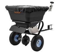 VEVOR 2034 - Blanc/Noir - 38,6 kg - Épandeur à remorquer