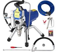 VEVOR 220V machine à peindre airless 2200W pistolet à peinture machine à peindre airless murale pistolet à peinture 60Hz pulvérisateur de peinture airless machine à pulvériser