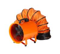 VEVOR Extracteur d'air 255 W – 254 mm, 2922 m³/h, tuyau 10 m