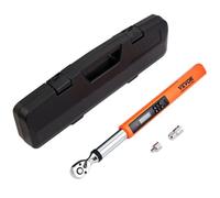 VEVOR 3/8 ynamométrique Numérique e Torsion 5-50 N.m Précision ±2 liquet Réglable 72 Dents Contre Surcouple par LED Buzzer Vibration avec Adaptateurs Rallonge Kit d’Entretien Auto
