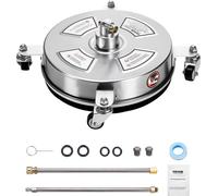 VEVOR 325 mm Nettoyeur haute pression, Nettoyeur de surface, Nettoyeur de surface en inox, Max. Pression 4000 PSI, raccord rapide 6,35 mm, pour béton, terrasse, pont