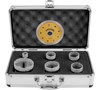 VEVOR 6xForets diamantés Scie cloche Set 20/35/38/40/50/68mm Carrelage Céramique Porzella