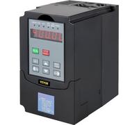 VEVOR 7,5 kW VFD Variateur de fréquence à fréquence variable pour la régulation de la vitesse du moteur de broche, 10 CV, 220 V (7,5 kW, 220 V)