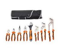VEVOR - 8PCS Jeu de Pinces Pince Multiprise 205/225/310 mm Ensemble Complet Acier Orange