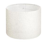 VEVOR Abat-jour tambour, 330 x 330 x 250 mm, abat-jour de remplacement moyen en lin pour lampes de table, lampadaires et suspensions, housse ronde de rechange pour lampe, assemblage facile, lin clair