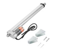 VEVOR Actionneur Linéaire 12 V, Actionneur de Mouvement Linéaire 300 mm 330 lb/1500 N 5 mm/s avec Support de Montage et Protection IP54 pour Meubles, Systèmes d'Automatisation, Équipements Mécaniques