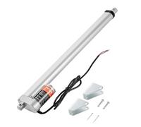 VEVOR Actionneur Linéaire 12 V, Actionneur de Mouvement Linéaire 450 mm 330 lb/1500 N 5 mm/s avec Support de Montage et Protection IP54 pour Meubles, Systèmes d'Automatisation, Équipements Mécaniques