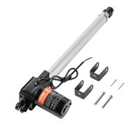 VEVOR Actionneur Linéaire 12 V, Actionneur de Mouvement Linéaire Robuste 350 mm 6000 N 5 mm/s avec Support de Montage et Protection IP44 pour Portes Électriques, Machines Industrielles, Navires, Cargo
