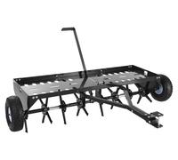 VEVOR, aérateur de 124 cm pour tondeuses autoportées, aérateur et scarificateur pour pelouse, 68,04 kg, compatible avec les tracteurs tondeuses et les tondeuses autoportées, pour des racines d'herbe p