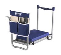 VEVOR Agenouilloir de Jardinage, Coussin Large 28 cm, Tabouret de Jardinage, Capacité 163 kg, Banc de Jardin Pliable, Siège Polyvalent avec Sac à Outils pour Jardin, Grands-Parents, Personnes Âgées