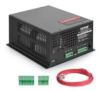 VEVOR Alimentation Laser CO2, Alimentation pour Tube Laser 80 W, Protection contre Courant Constant et Circuits Ouverts, Dissipation Thermique Rapide, Compatible avec Graveurs et Découpeurs Laser