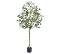 VEVOR Arbre artificiel Olivier 179 cm PE avec pot 170×145 mm Intérieur/Extérieur