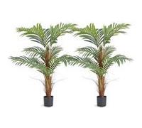 VEVOR Arbre Artificiel Palmier à Noix de Bétel Plante Artificielle 800x1219 mm Vert