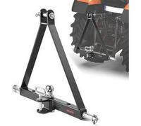 VEVOR Attelage 3 points, récepteur 5 cm, charge 2721 kg. Adaptateur remorquage, tracteurs.