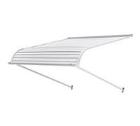 VEVOR Auvent de porte d'entrée 101,6x106,6 cm - Aluminium, stable, protection pluie/neige/soleil