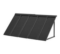 VEVOR Auvent porte entrée 143x61cm, métal, acier, protection.