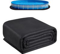 VEVOR Bâche de piscine ovale, 4,5 x 9,1 m, bâche de piscine pour piscines hors sol, résistante à la perforation, verso en géotextile recyclé, durée de vie de la bâche prolongée