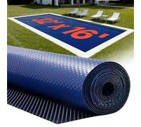 Bâche solaire pour piscine VEVOR, 9754 x 4876 mm, bâche solaire de 0,4 mm d'épaisseur avec double couche d'air isolante pour piscines, absorption de la chaleur pendant la journée, rétention de la chal