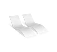 VEVOR Bain de Soleil, Lot de 2, Chaise Longue pour Profondeurs d'eau jusqu'à 12,7 cm, transat fixées dans Les piscines et flottantes sur l'eau, pour Bronzage au Bord de la Piscine et sur la terrasse