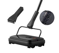 VEVOR Balayeuse manuelle Trajectoire 200 mm – Brosses rotatives, silencieuse, sans électricité