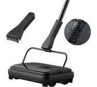 VEVOR Balayeuse manuelle Trajectoire 200 mm – Brosses rotatives, silencieuse, sans électricité