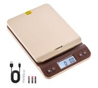 VEVOR Balance Postale Numérique 40 kg Pèse-colis de Haute Précision 2 g avec Fonction de Maintien Tare Arrêt Automatique Étalonnage Support Rabattable Balance Expédition Portable pour Lettres Colis