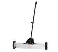 VEVOR Balayeuse Magnétique 22,6 kg Balai Magnétique à Manche Télescopique 77-113 cm Outil de Ramassage à Aimant 745 mm avec Roues Collecteur Pièces Métalliques pour Nettoyage Atelier Garage Chantier