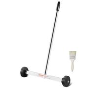 VEVOR Balayeuse Magnétique avec Roues 39 cm, Balai Magnétique Capacité Maximale 3,6 kg, Manche Réglable, Légère, Nettoyage Facile, Outil pour Ramasser les Clous et les Vis, Atelier Garage Chantier