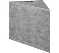 VEVOR Banc de Douche Prêt à Carreler 57x40x50 cm Siège d'Angle Étanche Composite EPS Repose-Pied Préfabriqué Douche Italienne Triangulaire Charge 200 kg Étagère de Rangement pour Salle de Bain Hammam