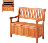 VEVOR Banc de jardin, banc coffre avec espace de rangement, banc de rangement, capacité de charge jusqu'à 328 kg, siège de jardin & décoration de véranda, pour terrasse, jardin, balcon, 106,5x58,5x90,