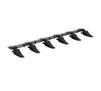VEVOR Barre à dents de godet, 1200 mm, dent de godet de tracteur, barre à 6 dents pour chargeur, tracteur compact, capacité de charge 2000 kg, boulonnée, pour excavation du sol, protection du godet