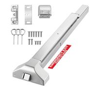 VEVOR Barre Anti-Panique de Sortie de Secours, 788 mm Barre de Poussée en Acier Inox de Porte Sortie de Panique, pour Porte en Métal ou en Bois de 788 mm-1168 mm, Double Pêne de Verrou et Autocollant