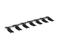 VEVOR Barre de dents de godet, 53'', dent de godet de tracteur robuste pour chargeur de tracteur sous-compact, capacité de charge 2000 kg pour bords de coupe de godet 1/2" ou moins sans perçage requis