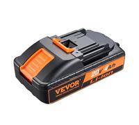 VEVOR Batterie pour Outil sans Fil Lithium-ION 20 V 4,0 Ah Batterie de Remplacement pour Batteries d'Outils Électriques de Haute Capacité Compatible avec Les Outils Outils Électriques sans Fil 20 V